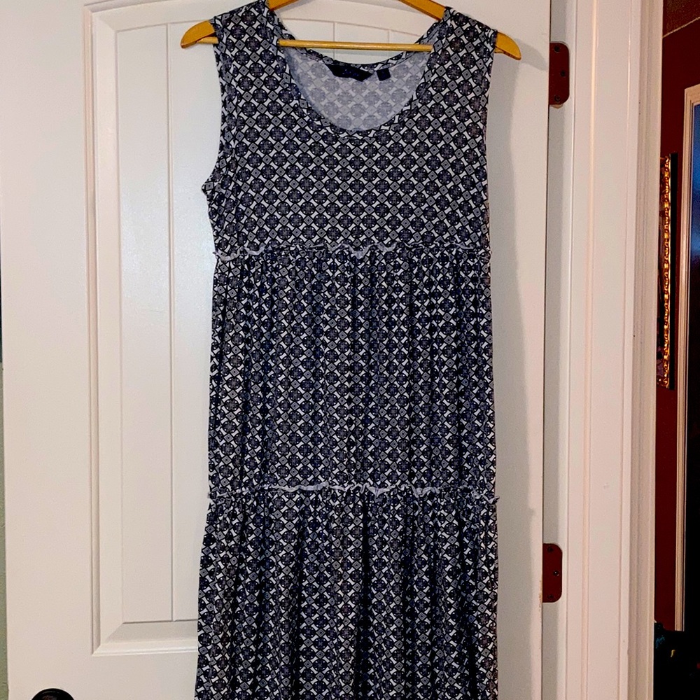 Great Northwest Indigo Maxi Dress Prairie Style